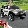 thumbnail image 2 of Royalbelle 12V Ride on Car,Motorized Electric Vehicle Remote Control,4 Wheels Toy Car Electric Vehicle,LED HeadLights,Double Open Doors,Black and White, 2 of 5