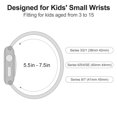 thumbnail image 2 of Simplethings Compatible Con Correas De Apple Watch Para Niños, Gancho Y Bucle De Nailon Para K12 Boy Girl Small Wrist Iwatch Series 9 8 7 6 5 4 3 Se Se2 Se3, 2 of 5