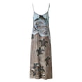 thumbnail image 5 of Vestido sin mangas informal de verano para mujer, vestido suelto con tiras redondas, vestido de playa, vestidos largos bohemios Pompotops ghjkhdj2995, 5 of 5