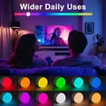 thumbnail image 3 of E12 Rechargeable Light Bulbs with Remote 2200mAh Battery Operated Light Bulb Detachable Light Bulb Versatile Lighting, 3 of 7