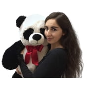 Big Stuffed Panda 36 Inch Soft Large 3 Foot Bear Big Plush Animal
