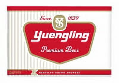 Yuengling Premium Beer, 24 pack, 12 fl oz Aluminum Cans, 4.5% ABV, Domestic Lager