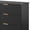 Black, variant on Aufeile Nightstand for Bedroom Set of 2 with Charging Station, Modern Side Table with Drawer & Open Shelf, Fluted End Table with 2 AC Outlets, USB & Type-C, Walnut