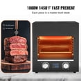 thumbnail image 2 of KFFKFF Infrared Electric Grill, 1800W Non-Smoking Electric Roaster, 1450°F Stainless Steel Meat Heater with 6-Level Adjustable Stand, Electric Infrared BBQ Device for Toasting, Grilling, Indoor Use, 2 of 9