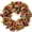 Brown, variant on XIMEI Artificial Peony Flower Wreath 19", Vintage Blooming Silk Peonies, Spring/Summer/Fall/Winter Large Wreaths, Green Leaves for Outdoor Front Door/Indoor/Wedding/Wall/Window Decor