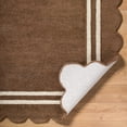 thumbnail image 4 of Mark&Day Wool Rugs, 5x7 Sanaa Modern Chocolate Area Rug, Chocolate Taupe Carpet for Living Room, Bedroom or Kitchen (5' x 7'6"), 4 of 7