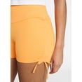 thumbnail image 4 of No Boundaries Ruched Side Bike Shorts, 4" Inseam, Women’s XXS-XXL, 4 of 5
