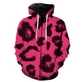 thumbnail image 1 of Sudadera con capucha y cremallera para hombre con textura de piel de animal, de manga larga y gran tamaño, para adolescentes, moda de primavera, con estampado 3D, divertida, unisex, genial, 1 of 6