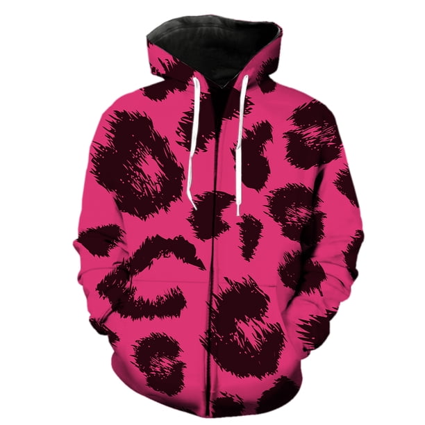 Sudadera con capucha y cremallera con textura de piel de animal para hombre, ropa de calle, gran oferta 2024, sudaderas con estampado 3D, camisetas geniales de manga larga de hip hop de gran tamaño