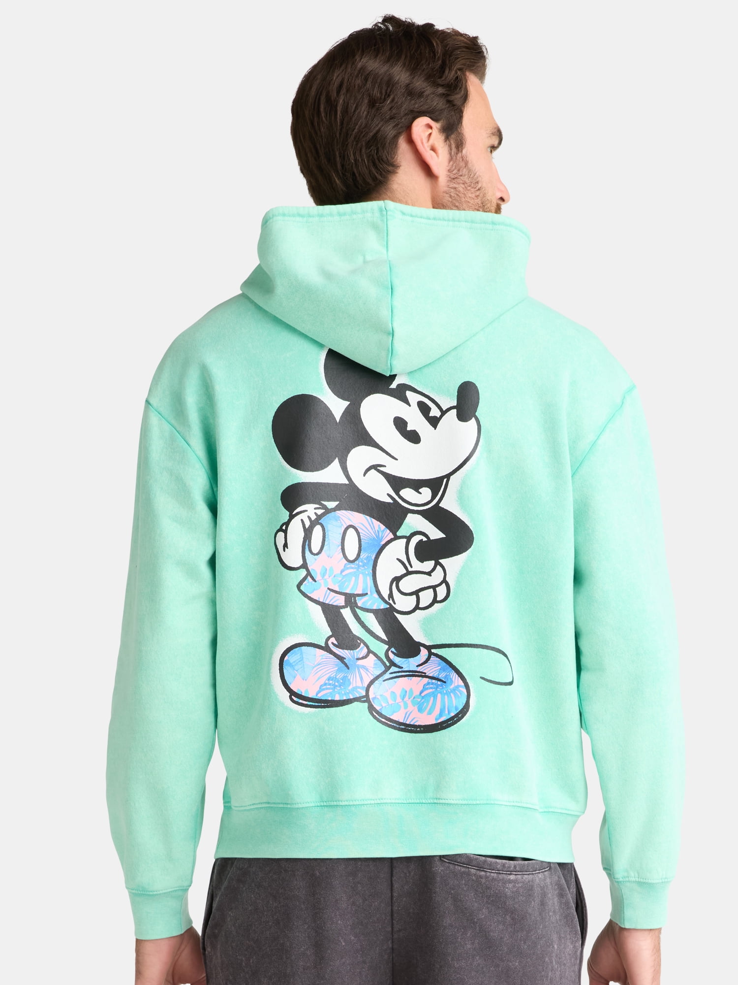 Mickey Mouse Men's and Big Men's Logo Graphic Hoodie Sweatshirt, Sizes S-3XL