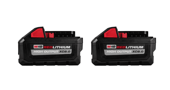 Milwaukee M18 18-Volt Lithium-Ion High Output XC 8.0 Ah Battery (2-Pack)