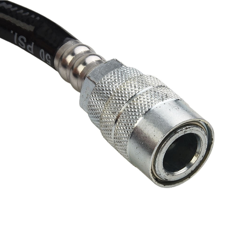 24.6Ft Pvc Pneumatic Air Compressor Hose Accessory with Quick Connect Air Hose