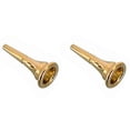 thumbnail image 1 of 2X French Horn Mouthpiece - Gold Plated - New, 1 of 2