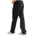 thumbnail image 5 of NOVASTILE Men's Distressed Relaxed Straight Fit Stretch Denim Jeans Classic Clean Minimal Design Everyday Casual Comfort Versatile Basic Straight Leg Denim Pants Jet Black Streetwear M7 Black 36, 5 of 6