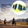 thumbnail image 3 of Motorcycle Goggles, Effective Protection Motocross Goggles TPU  for Travel, 3 of 7