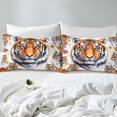 thumbnail image 3 of Erosebridal Housse de Couette Imprimée Tigre Safari Simple, Literie Animaux des Bois Faune Simple, Réversible 2 Pcs (Sans Couette), 3 of 7