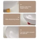 thumbnail image 5 of Bandeja para dulces multicolor de alta capacidad, ideal para exhibir en la mesa de centro de la sala de estar, ideal para aperitivos, decoración moderna, bandeja elegante para servir, accesorio de co, 5 of 7