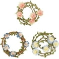 thumbnail image 6 of 6Pcs 3 Styles Flower Arm Wraps Fairy Arm Covers Colorful Polyester Linen Floral Vine Rattan Straw Wrapping Ribbon Wreath Garland Accessories for Christmas Costume Cosplay Party DIY Decor, 6 of 8