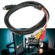 thumbnail image 2 of For Hdmi To Rca Cable, For Hdmi Male To 3-rca Male Video Audio Av Cable Connector Adapter Transmitter For Hdtv,5ft/1.5m, 2 of 5