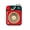 Red, variant on Button Mini Bluetooth Speaker Cute Creative Birthday Present Retro Gift Small Metal Art Wireless
