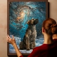 thumbnail image 6 of Irish Wolfhound Dog Lying in The Snow Canvas Print Wall Art Famous Painting for Kids Nursery Bedroom Living Room Office Home, 6 of 6