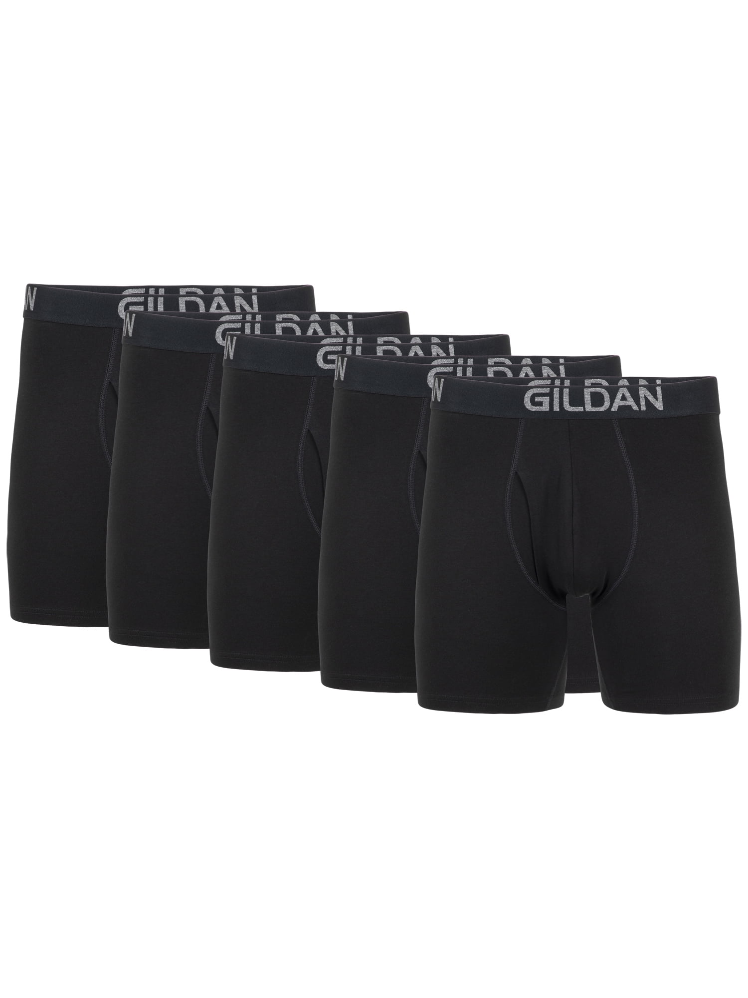 Gildan Men's Cotton Stretch Long Leg Boxer Brief