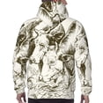 thumbnail image 7 of Haiem Cows Grazing On Meadow 1 Patterned Men's Hoodie with Kangaroo Pocket - Ideal Pullover Sweatshirt for Daily Wear, Travel, and Home-4X-Large, 7 of 7