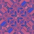 thumbnail image 1 of Ahgly Company Machine Washable Indoor Square Transitional Dark Magenta Purple Area Rugs, 4' Square, 1 of 7