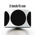 thumbnail image 2 of EeaseCA 1 Rolls 120pcs PVC Chalkboard Labels Adhesive Label Sticker Round Shape for Bar Home Office (Black), 2 of 8