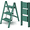 Green, variant on SHOUFTW 3 Step Ladder, Folding Step Stool, Anti-Slip, Lightweight Portable, 330 lbs Capacity for Home Kitchen Office,White