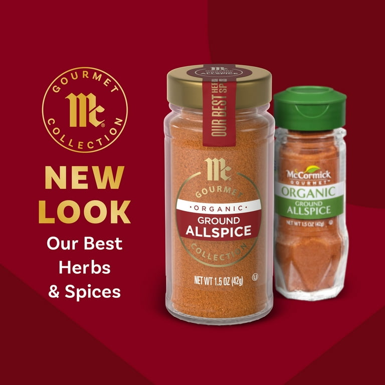 McCormick Gourmet Organic Ground Allspice, 1.5 oz - Original