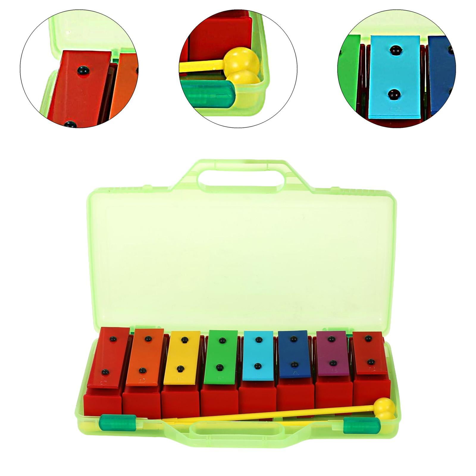 LeeQinersw Kids Xylophone Educational Music Toy Pounding Toy 8 Notes Glockenspiel Xylophone 15R