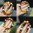 thumbnail image 3 of Nature Bodhi 18 Style Beads Bracelets for Women Men Fashion Rudraksha Bracelets, 3 of 12