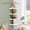 1. White, variant on White Corner Floating Shelves for Wall Set of 4, Rounded Corner Shelves Wall Mounted for Kids Bedroom Books, Cute Wood Hanging Corner Shelf for Bathroom Decor, Living Room, Small Spaces