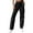 Black, variant on Women's Cargo Pants Khaki Plus Size Baggy Stretchy Trousers with Pockets Relaxed Fit Womens Trendy Baggy Streetwear Y2k Drawstring Trousers Wide Leg Pants