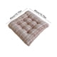 thumbnail image 3 of Cojín cuadrado de felpa con respaldo | Almohadilla para silla de oficina, comedor o escritorio | Agarre de silicona antideslizante, 3 of 6