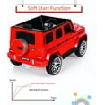 thumbnail image 2 of OLAKIDS Licensed Mercedes Benz G63 Kids Ride On Car, 12V Electric Vehicle with Remote Control, Double Open Doors, Music, Bluetooth, Wheels Suspension, Battery Powered for Children Boy Girl, 2 of 9