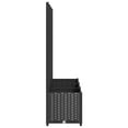 thumbnail image 5 of vidaXL Garden Planter with Trellis Black 47.2"x15.7"x53.5" PP, 5 of 7