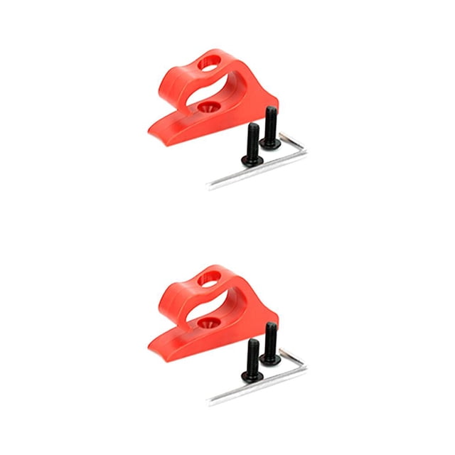Soidarity Gancho para patinete eléctrico, bolsa de compras impermeable desmontable portátil, maletín, colgador de almacenamiento, reemplazo Rojo 2Conjunto