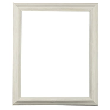 16" x 20" White Open Back Driftwood Frame by Studio Décor - Frame Posters - Canvas - Painting & Prints - Glass and Backing Sold Separately - 1 Pack
