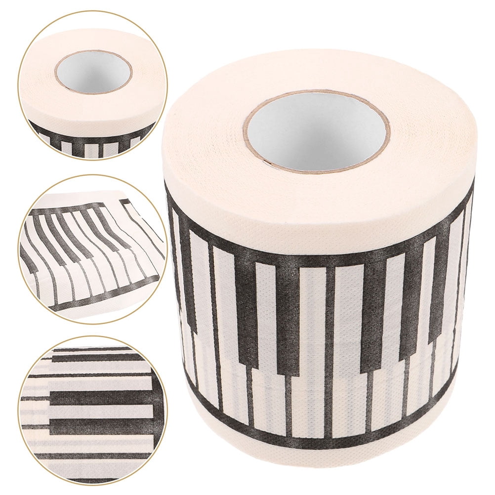 Minkissy 5 Rolls Toilet Paper Soft Toilet Paper Assorted Color Creative Design for Hotel