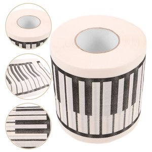 Minkissy 5 Rolls Toilet Paper Soft Toilet Paper Assorted Color Creative Design for Hotel