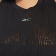 thumbnail image 5 of Reebok Womens Sleeveless Burnout Racerback Tank Top, Black, Plus Size, 1X, 5 of 6