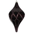 thumbnail image 1 of Vickerman MT198475D 8 in. Chocolate Candy Glitter Net Drop Ornament, 1 of 1