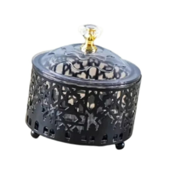 WeiLaiKeQi Sugar Bowl Decorative Canister Storage Jar for Restaurant Coffee Bar Kitchen Black