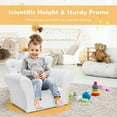 thumbnail image 4 of Costway Kids Sofa Toddler Couch Princess Armchair Children Gift with Ottoman White, 4 of 9