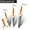 Orange&White, variant on Ceramic Knife Set with Peeler 3-Piece (5-inch Utility Knife, 4-inch Slcing Knife,3-inch Fruit Paring Knife), with Sheaths for Each Blade