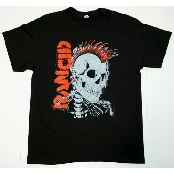 RARE Rare RANCID Shirt Short Sleeve Cotton Black Size S-5XL Gift Shirt