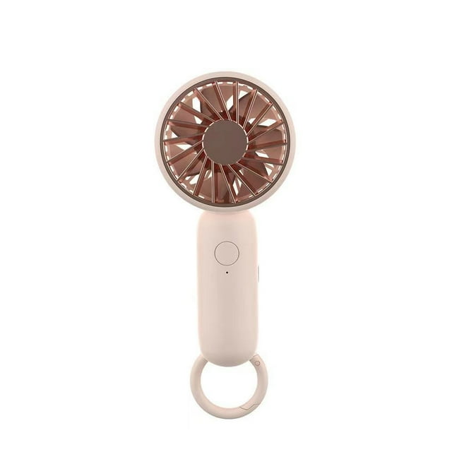 Wosthever Ventilador de mano Llavero Interior Exterior Portátil Inalámbrico Refrigeración Personal Oficina Camping Picnic Deportes Enfriador Electrodomésticos Rosa