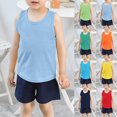 thumbnail image 2 of LRen Boys Tank Tops Size 10,Boys Girls Solid Tank Tops T Shirts Undershirts Summer Sleeveless Vest, 2 of 4